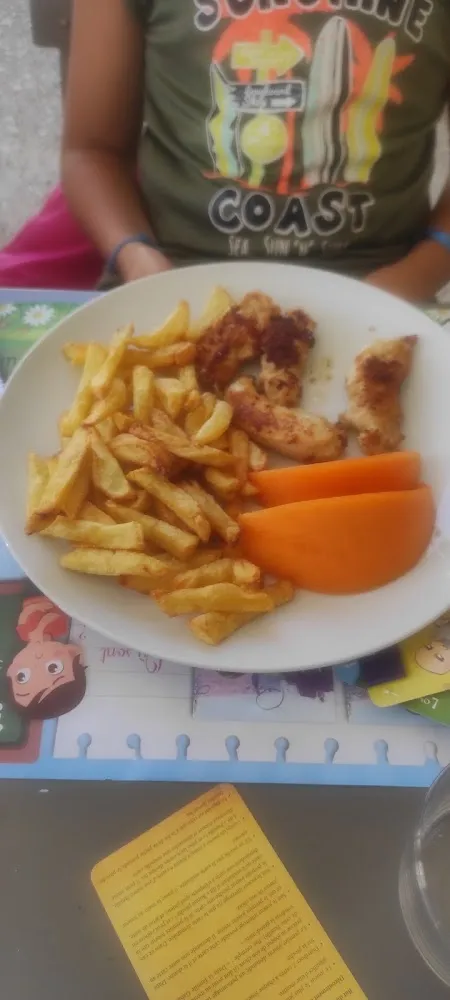 Frites Maison Et Poulet Pané